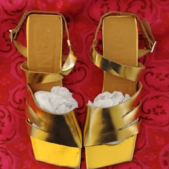 Gold Sandals By